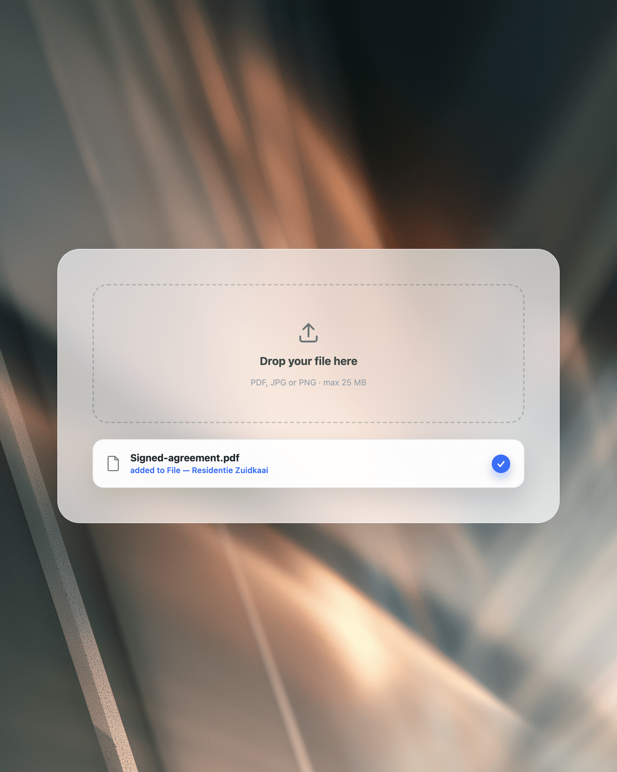 Uploading documents